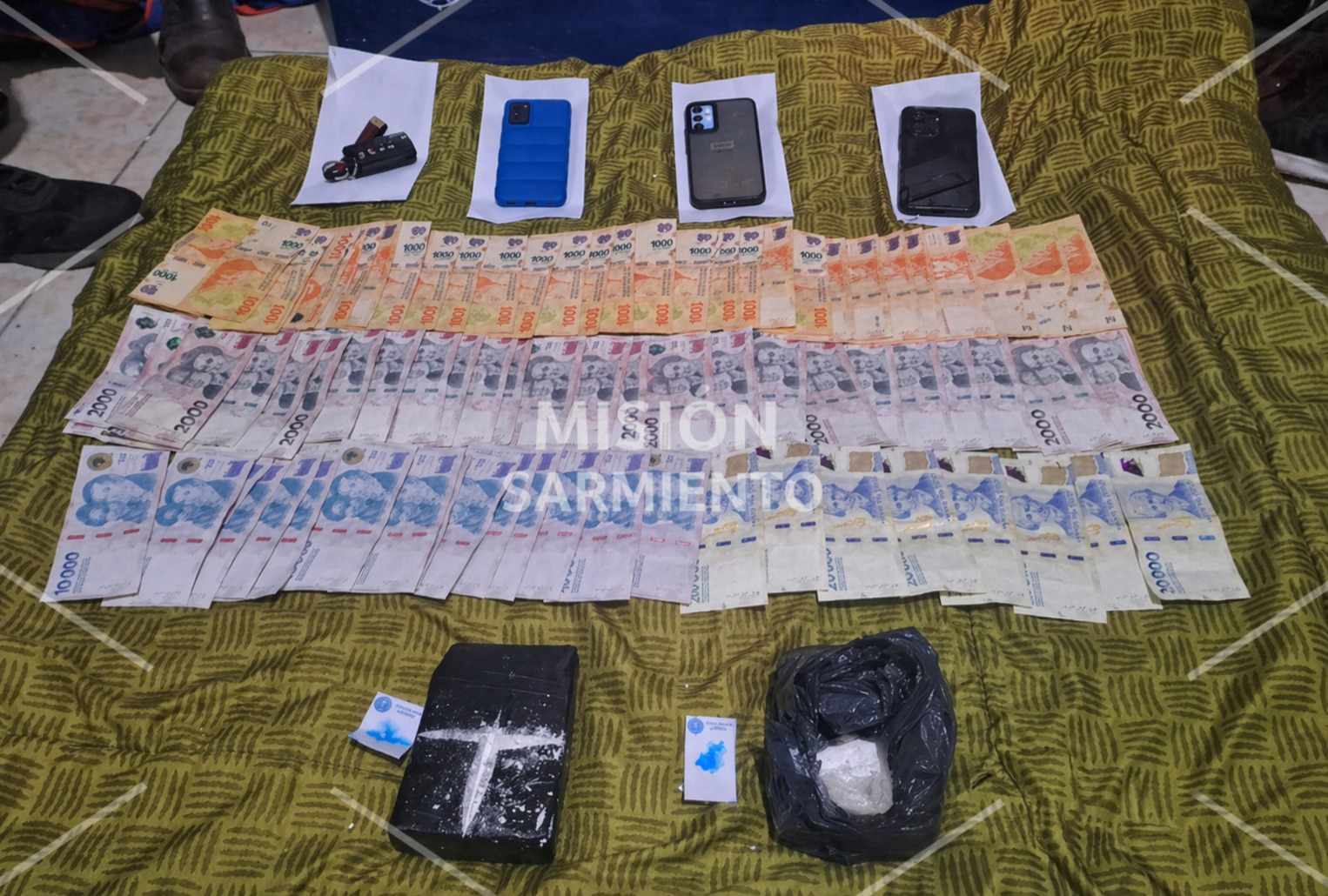 GOLPE HISTÓRICO AL NARCOTRÁFICO: Desbaratan red en San Luis con droga valuada en más de $65 millones