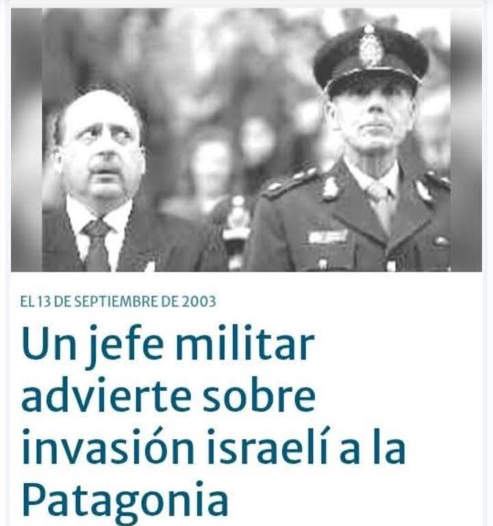 Invasión israelí a la Patagonia? 
