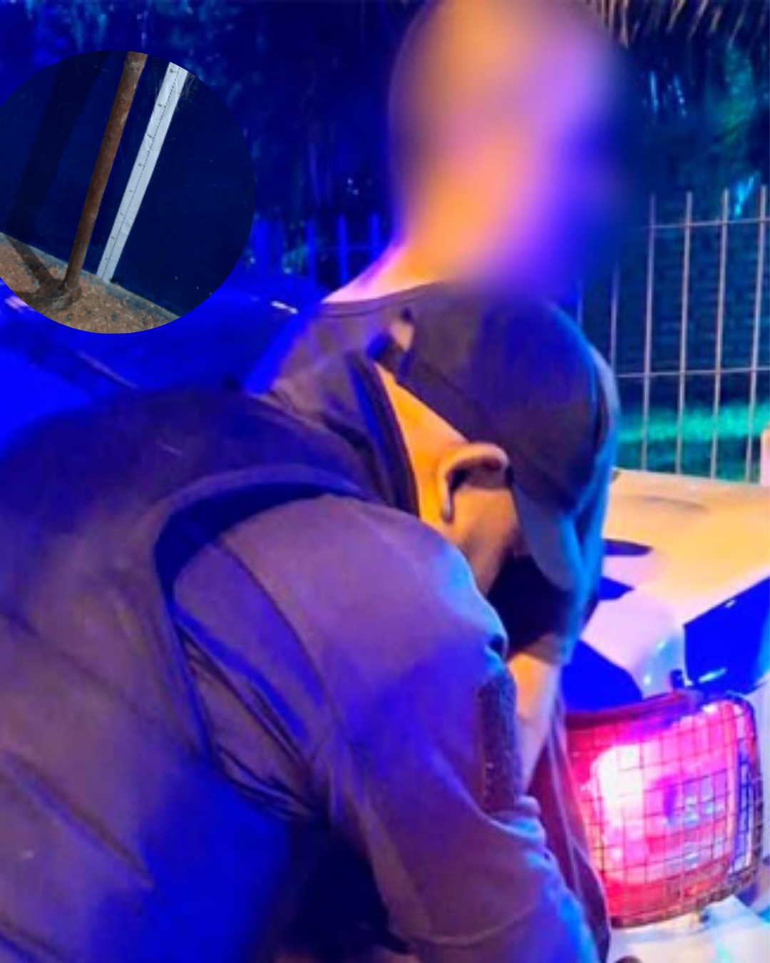 ¡NOCHE DE TERROR EN VILLA MERCEDES! Un hombre desató su furia con un hacha en plena calle y atacó a la Policía