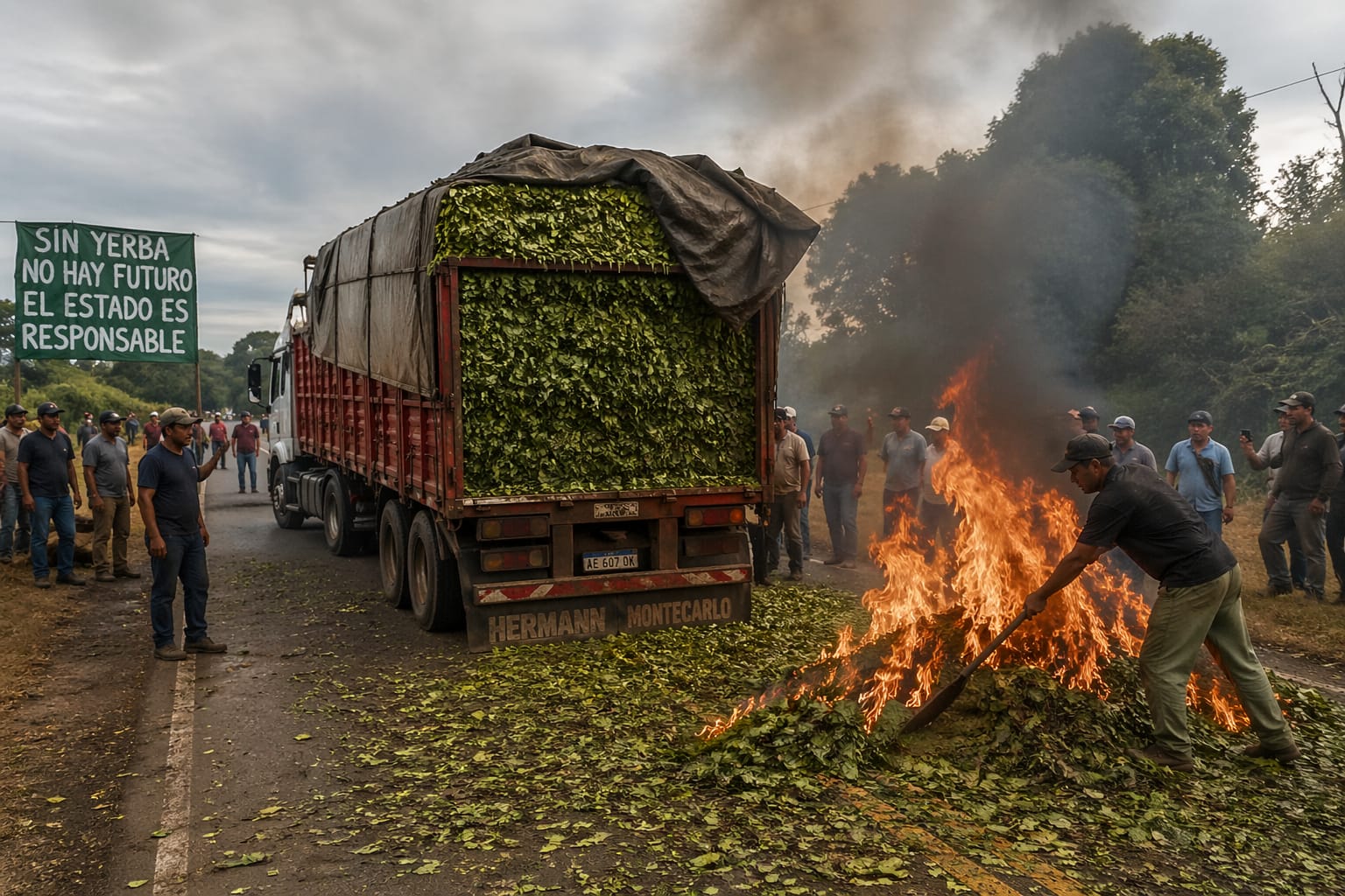CRISIS YERBATERA EN MISIONES: CORTES DE RUTA, PROTESTAS Y EL TRASFONDO DEL DESMANTELAMIENTO DEL SISTEMA DE REGULACIÓN