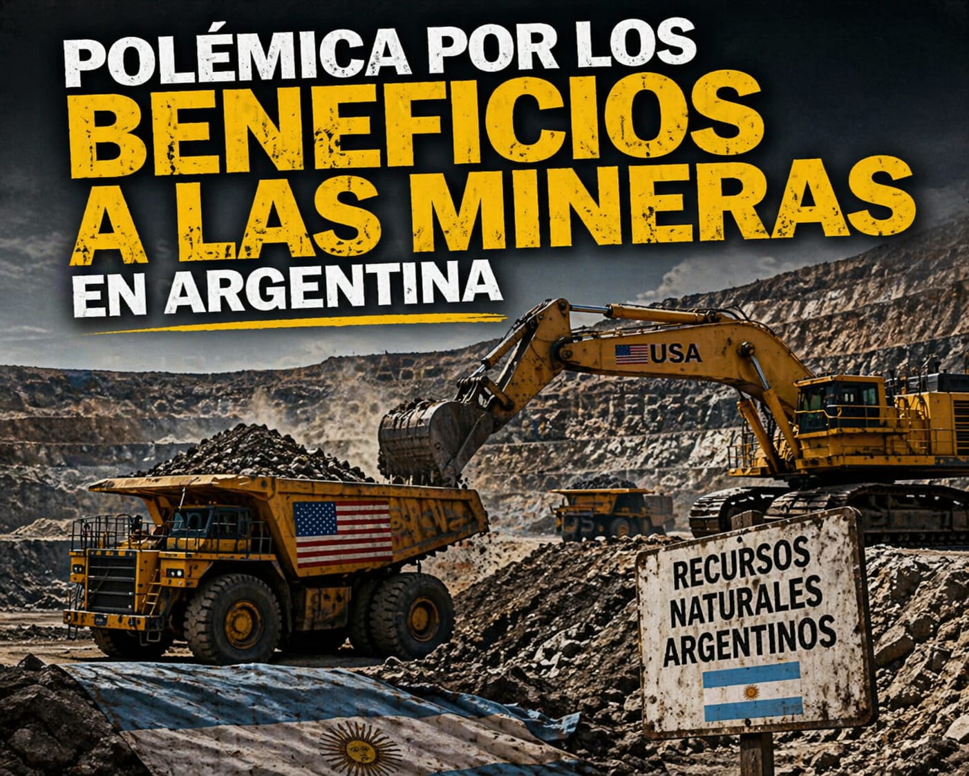 MINERÍA EN EL CENTRO DEL DEBATE: POLÉMICA POR LOS BENEFICIOS IMPOSITIVOS QUE DENUNCIÓ CASTAGNETO