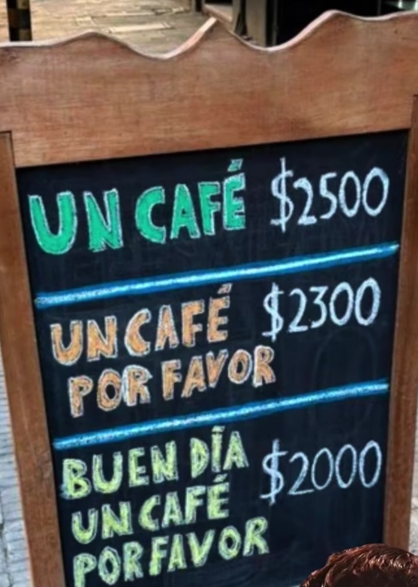  “El precio de la educación”: un cartel viral que refleja más que un café