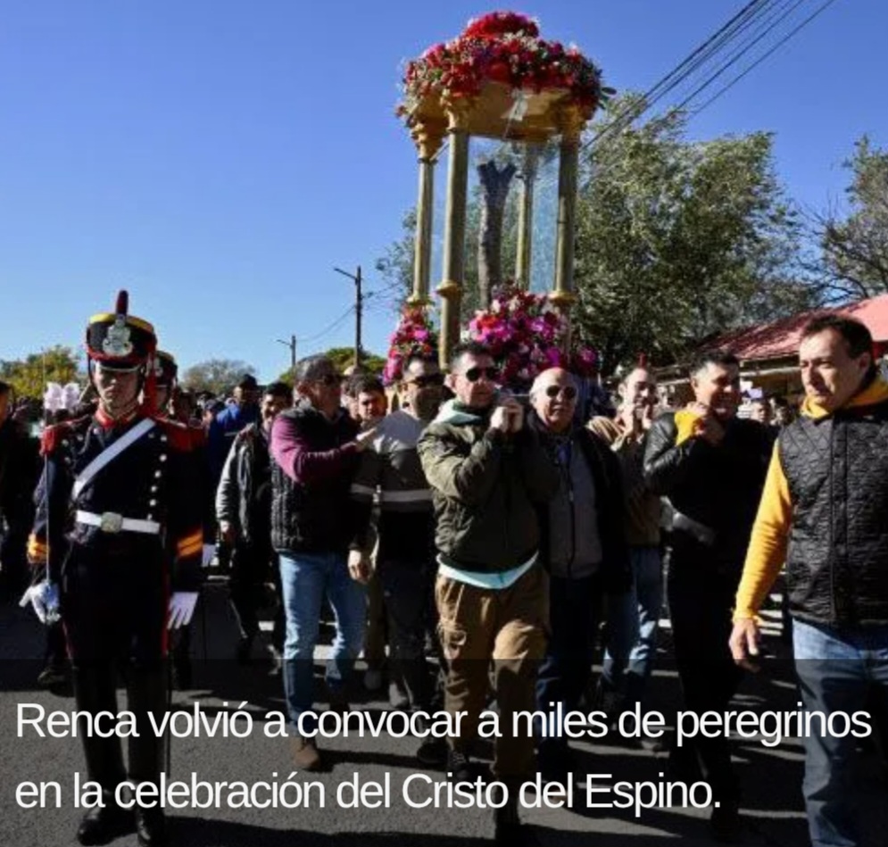 Multitudinaria celebración en Renca: miles de fieles participaron de la festividad del Cristo del Espino