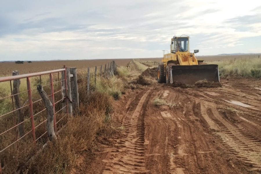 Vialidad repara caminos en Balde de Quines, La Bajada, El Morro, Naranjo Esquino y Las Vertientes