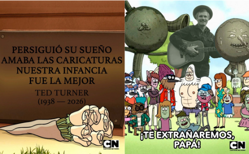 El conmovedor adiós de Cartoon Network a su fundador Ted Turner, quien murió a los 87 años: "Te extrañaremos papá"
