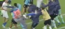 ¡A LO KARATE KID! Una salvaje patada voladora al rostro desató una batalla campal en un torneo Sub-17 en Brasil