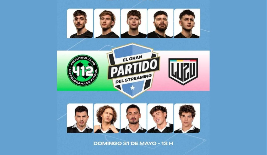 Luzu TV venció por penales a 412 en una definición agónica tras empatar 6-6 en el gran partido del streaming