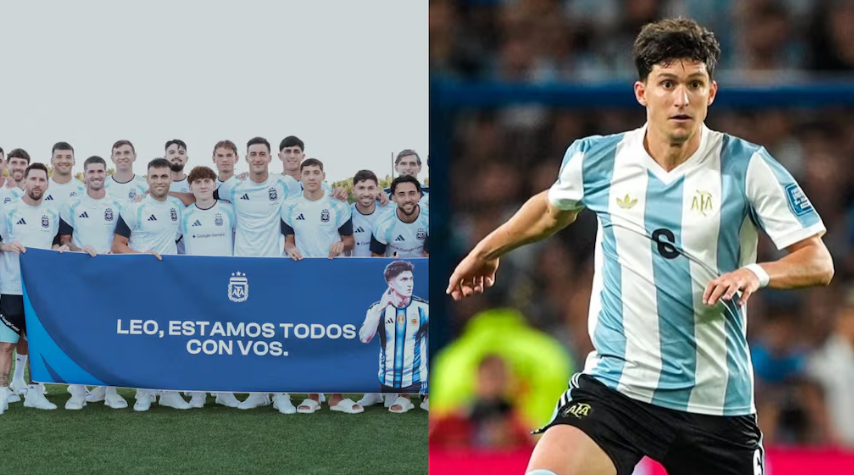 El emotivo gesto de la Selección Argentina con el puntano Leonardo Balerdi tras quedar afuera de la lista