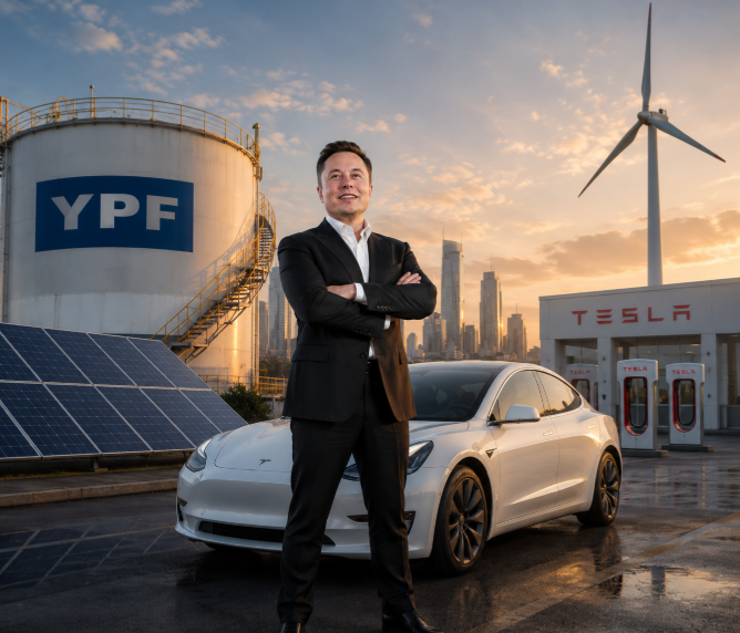 El gigante de Elon Musk pone un pie en Argentina: acuerdo clave con YPF y la mira en una millonaria inversión en la Patagonia