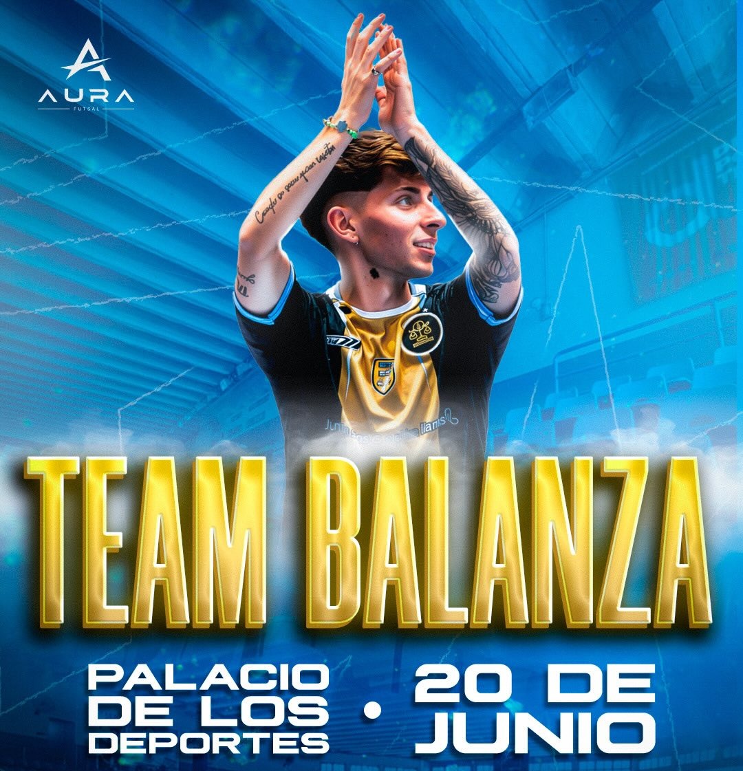 ¡Fiesta del futsal en Villa Mercedes! Matías Amboade y el Team Balanza llegan al Palacio de los Deportes