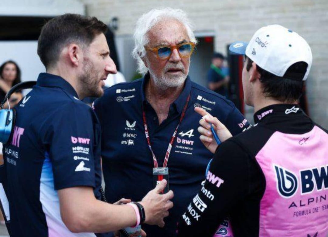 Briatore felicitó a Colapinto tras sumar un punto en Bélgica