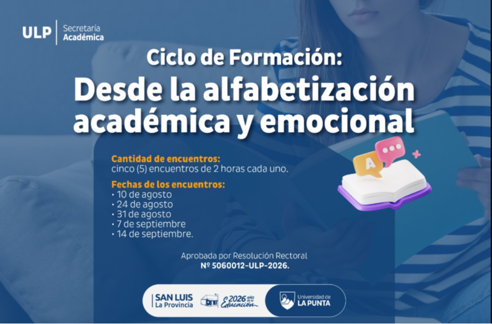 La ULP lanza un ciclo de formación integral para acompañar el trayecto de sus estudiantes