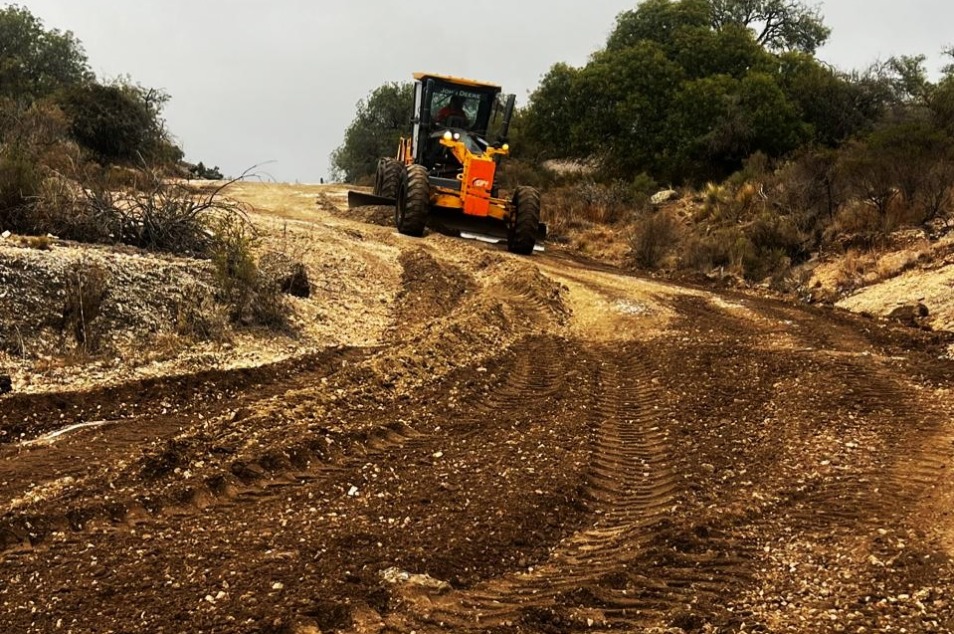 Vialidad Provincial avanza con el mantenimiento integral y recuperación de la ruta N°38
