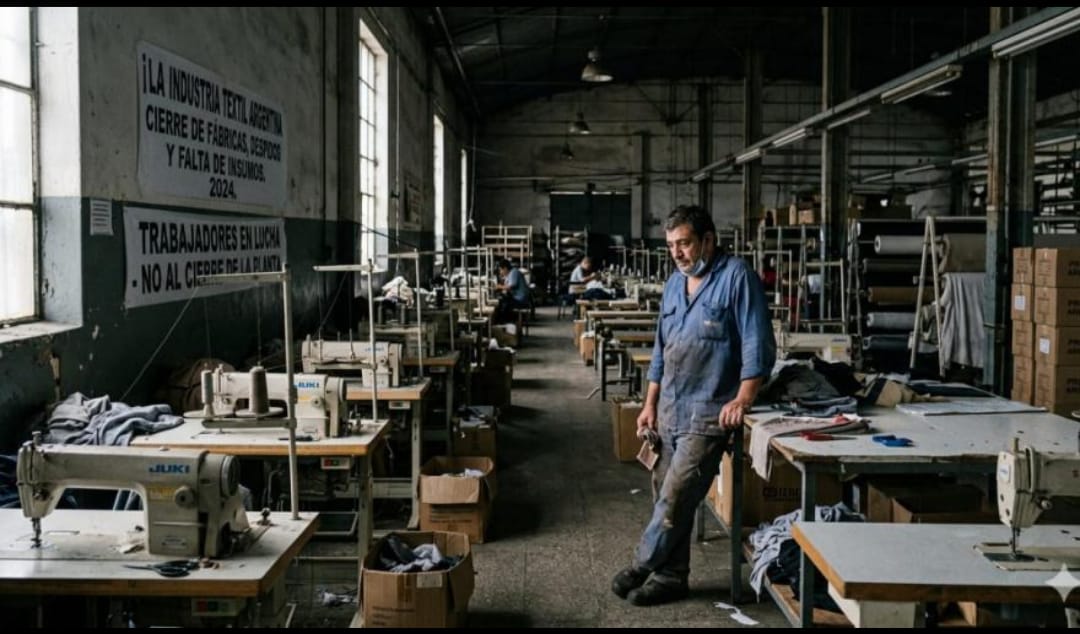 EMPRESAS EN CRISIS: CERRÓ OTRA FÁBRICA TEXTIL EN PACHECO Y DEJÓ A 120 TRABAJADORES EN LA CALLE